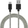 USB-C Kabel 2m Fuzzy LjusGrå
