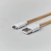 USB-C Kabler 2m Fuzzy Sand