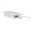 USB-C til Gigabit Ethernet-Adapter Hvit