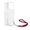 iPhone 13 Pro Deksel Nylon Cord Transparent
