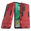 Xiaomi Mi 10T/10T Pro Deksel Armor Stativfunksjon Rød