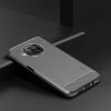 Xiaomi Mi 10T Lite Deksel Børstet Karbonfibertekstur Grå