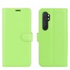 Xiaomi Mi Note 10 Lite Etui Litchi Grønn