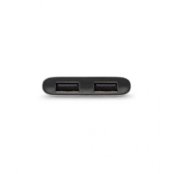 USB-C to Dual USB-A Adapter Titanium Gray