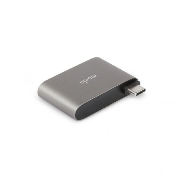 USB-C to Dual USB-A Adapter Titanium Gray