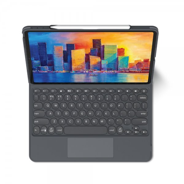 iPad Pro 12.9 Etui med tastatur Pro Keys Trackpad Nordic