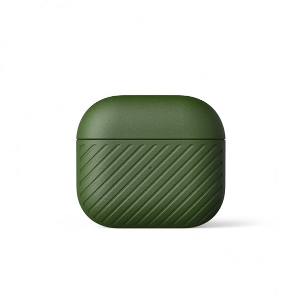 AirPods 3 Deksel Leather Case Olive Green