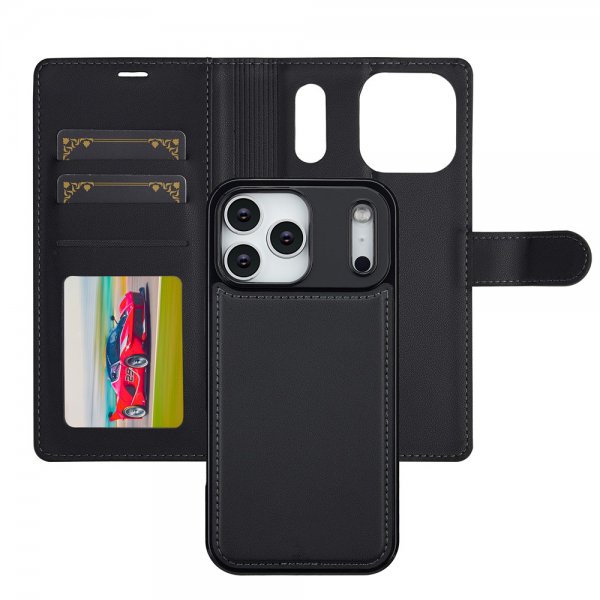 iPhone 17 Pro Etui med avtakbart MagSafe-deksel Raven Black