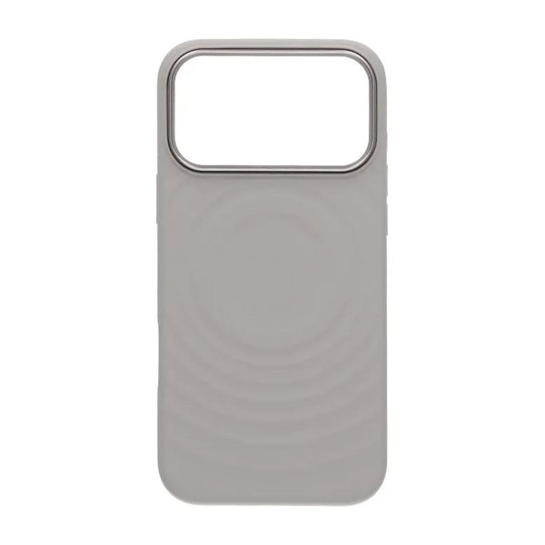 iPhone 17 Pro Max Deksel Silikon MagSafe Grå