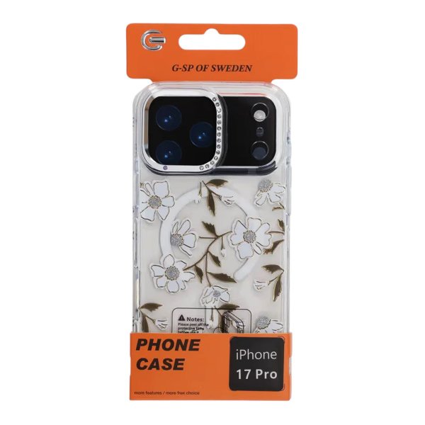 iPhone 17 Pro Deksel Mønster MagSafe Blomster