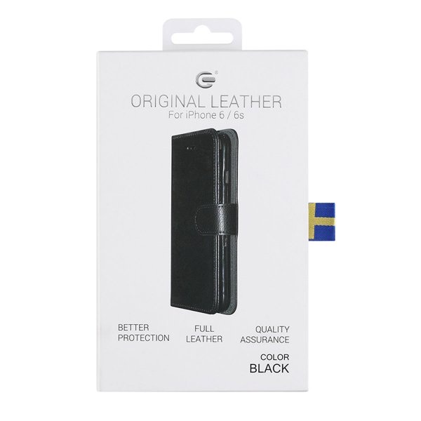 iPhone 6/6S Etui med Stativ Svart