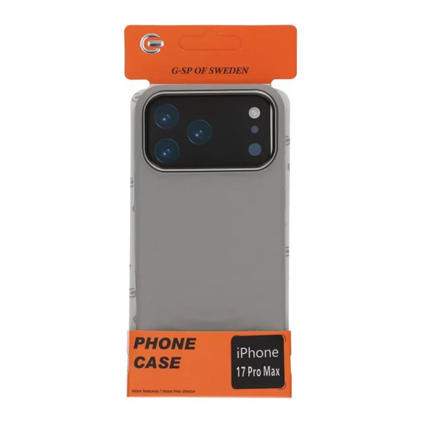 iPhone 17 Pro Max Deksel Silikon MagSafe Grå