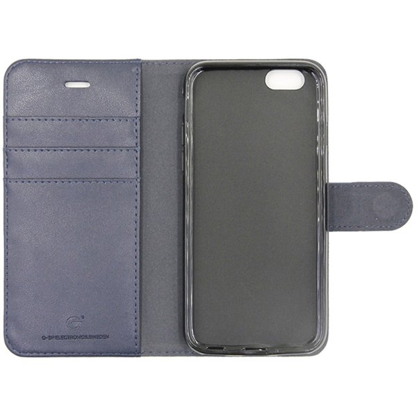 iPhone 6/6S Etui med Stativ Blå