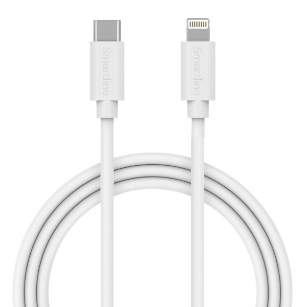 Kabel USB Cable USB-C to Lightning 1m Hvit