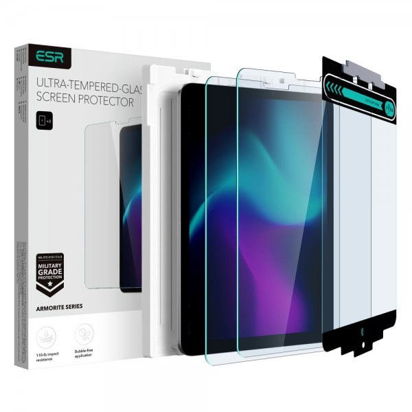 iPad Air 10.9 (gen 4/5)/iPad Pro 11 (gen 2/3/4) Skjermbeskytter UltraFit Armorite 2-pakning