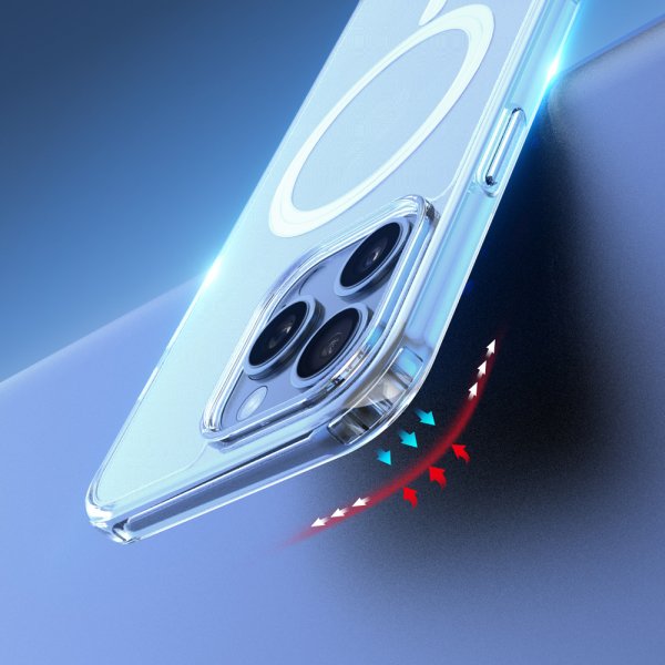 iPhone 16 Pro Max Deksel Clin Series MagSafe Transparent