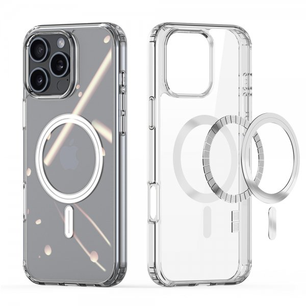iPhone 16 Pro Max Deksel Clin Series MagSafe Transparent