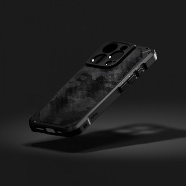 iPhone 16 Pro Max Deksel Rugged Gear Magnetic Svart