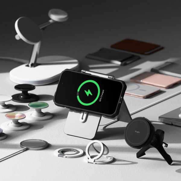 iPhone 16 Pro Max Deksel Rugged Gear Magnetic Svart