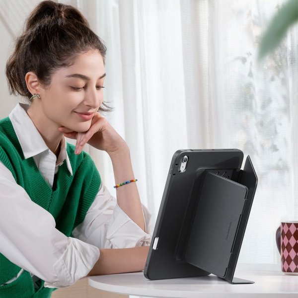 iPad 10.9 (gen 10)/iPad 11 (A16) Etui Flip Hybrid Svart