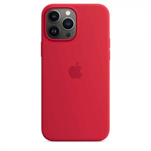Original iPhone 13 Pro Max Deksel Silicone Case MagSafe RED
