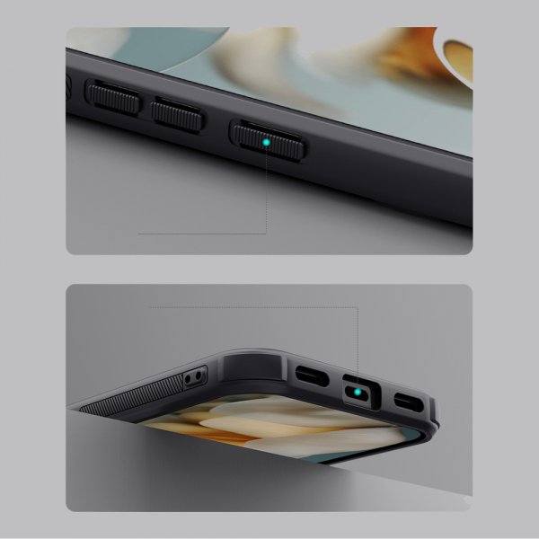 Google Pixel 10/Pixel 10 Pro Deksel Super Frosted Shield Pro MagSafe Svart