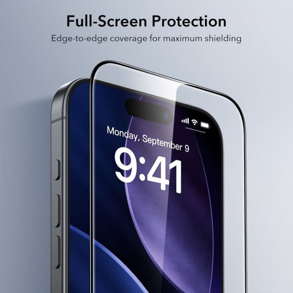 iPhone 16 Pro/iPhone 17 Skjermbeskytter UltraFit 2-pakning