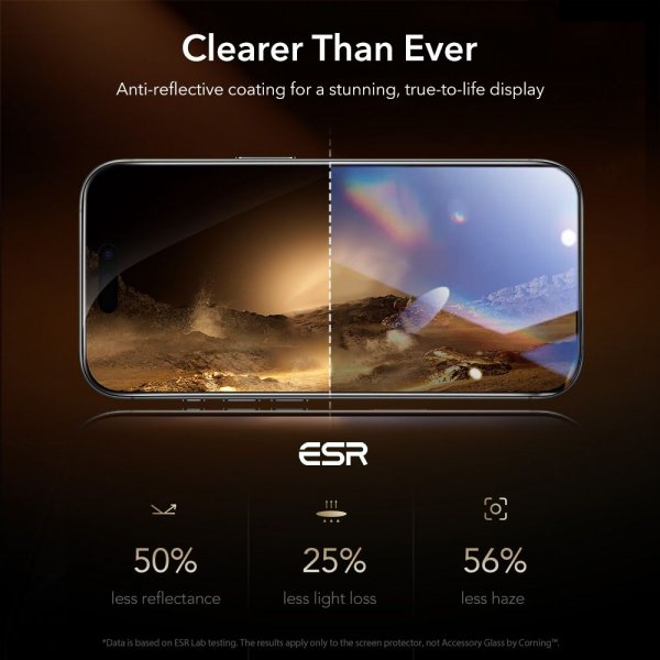 iPhone 16 Pro/iPhone 17 Skjermbeskytter UltraFit Armorite Pro