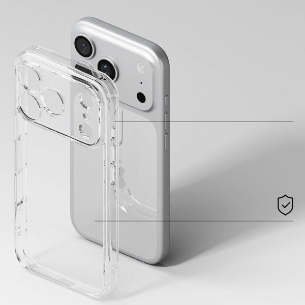 iPhone 17 Pro Max Deksel Fusion Transparent