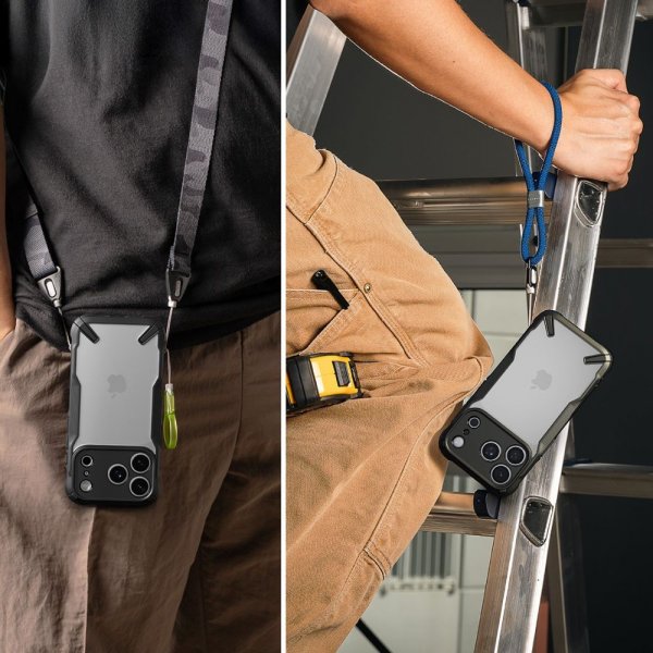 iPhone 17 Pro Max Deksel Fusion X Svart