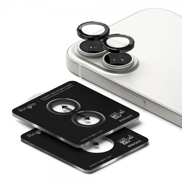 iPhone 17 Kamerabeskytter Camera Lens Frame 2-pakning