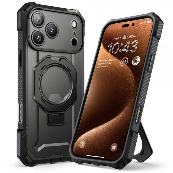 iPhone 17 Pro Max Deksel UB Grip MagSafe Svart