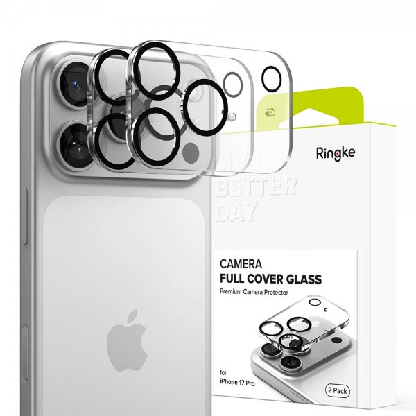 iPhone 17 Pro Kamerabeskytter Camera Full Cover 2-pakning
