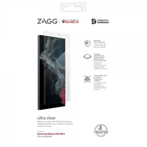 Samsung Galaxy S22 Ultra Skjermbeskytter Ultra Clear