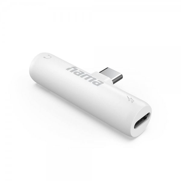 Lyd Adapter 2xUSB-C Hvit