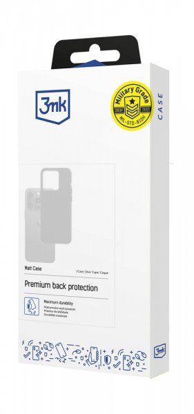 Xiaomi Redmi Note 15 5G Deksel Matt Case Svart