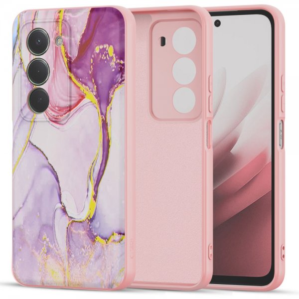 Xiaomi Redmi 15 Deksel Icon Pink Marble