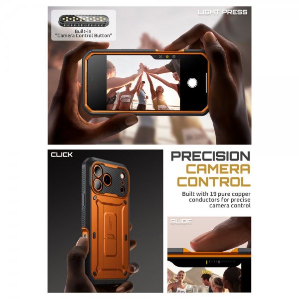 iPhone 17 Pro Max Deksel UB Pro Oransje