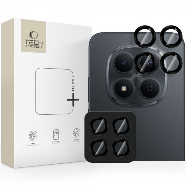 Xiaomi Redmi Note 15 Pro 5G/15 Pro+ 5G Kamerabeskytter Cam Fit+ Svart