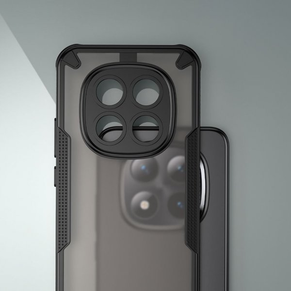 Xiaomi Redmi Note 15 Pro+ 5G Deksel Rugged Shield Svart