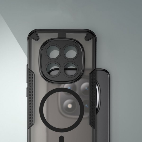 Xiaomi Redmi Note 15 Pro+ 5G Deksel Rugged Shield MagSafe Svart