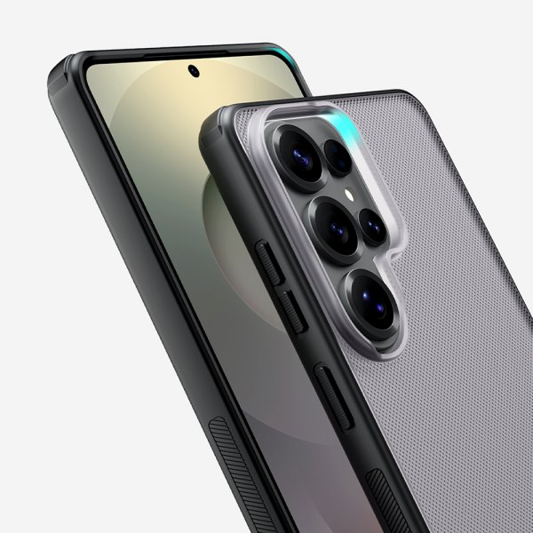 Samsung Galaxy S26 Deksel Super Frosted Shield Pro Transparent Svart