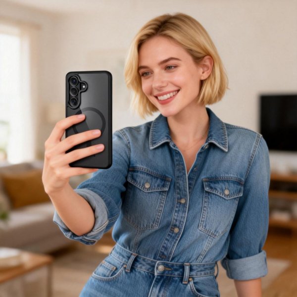 Samsung Galaxy S26 Plus Deksel MagMat MagSafe Svart