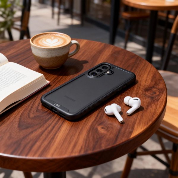 Samsung Galaxy A36/Galaxy A56/Galaxy A37 Deksel Defense Svart