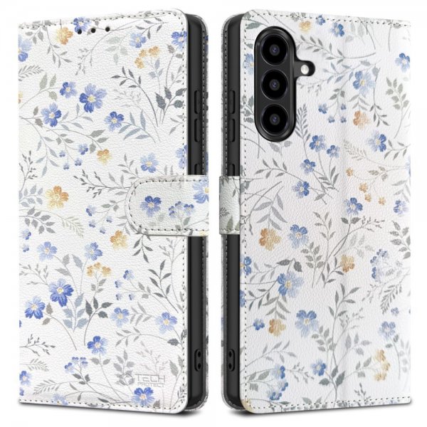 Samsung Galaxy A57 Etui Wallet Blomstermønster