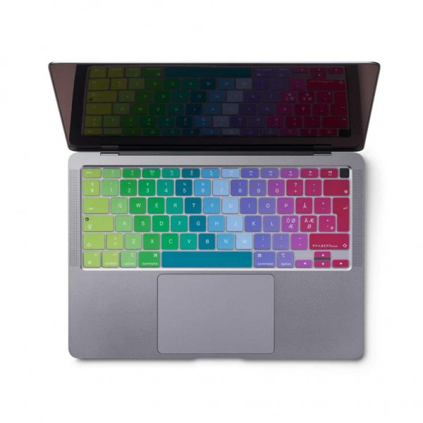 MacBook Air 13 (A1932. A2179) Tastaturbeskyttelse Regnbue