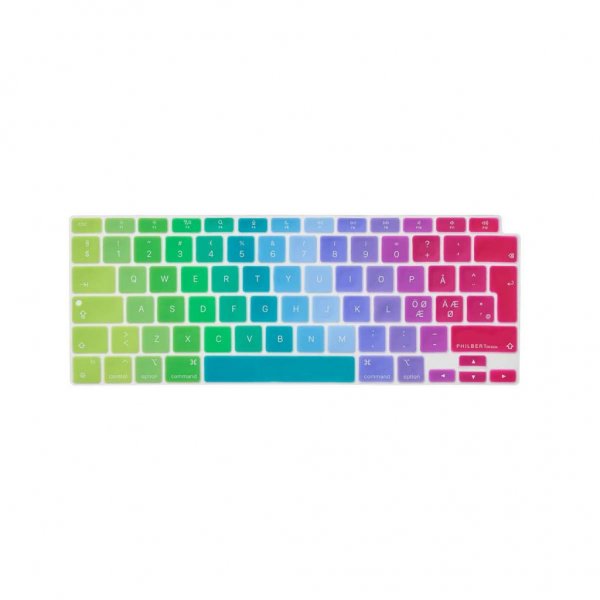 MacBook Air 13 (A1932. A2179) Tastaturbeskyttelse Regnbue