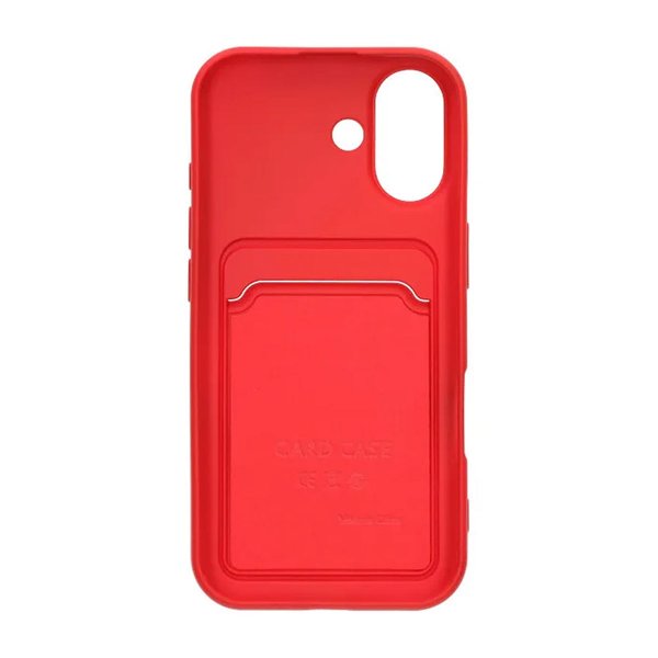 iPhone 17 Deksel Kortholder Rød