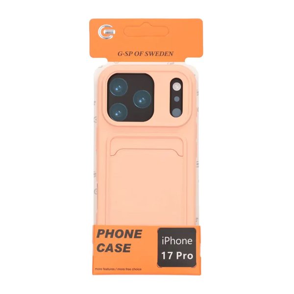 iPhone 17 Pro Deksel Kortholder Rosa