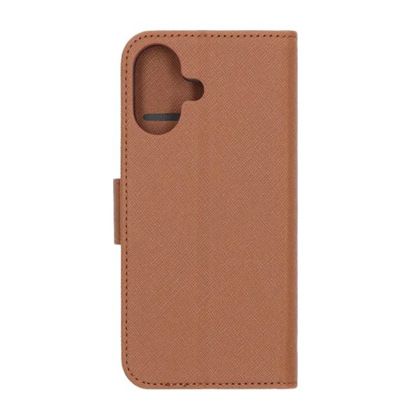 iPhone 17 Etui med Kortlomme stativfunksjon Brun